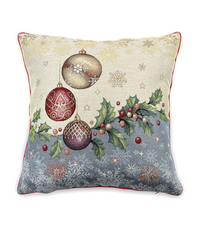 FODERINA ARREDO 40X40 CHRISTMAS BALLS