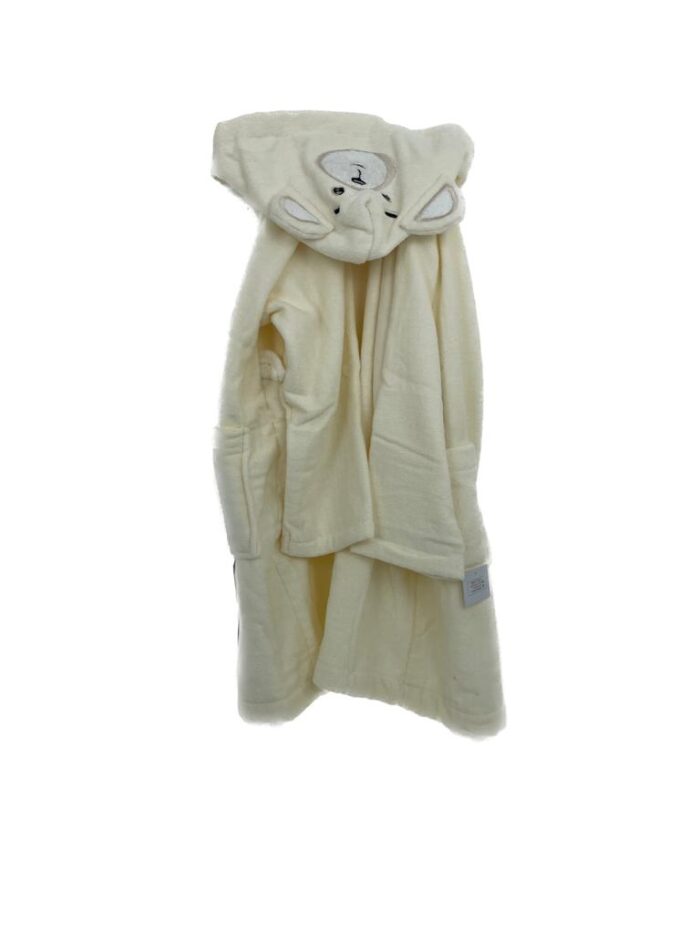 accappatoio bambino orsetto aperta