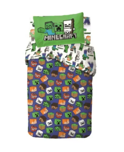 lenzuola singole minecraft