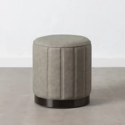 Pouf Cannette' in Pelle