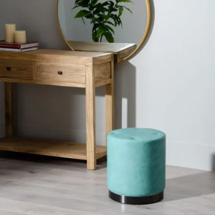 Pouf Arredo in Pelle Quilt