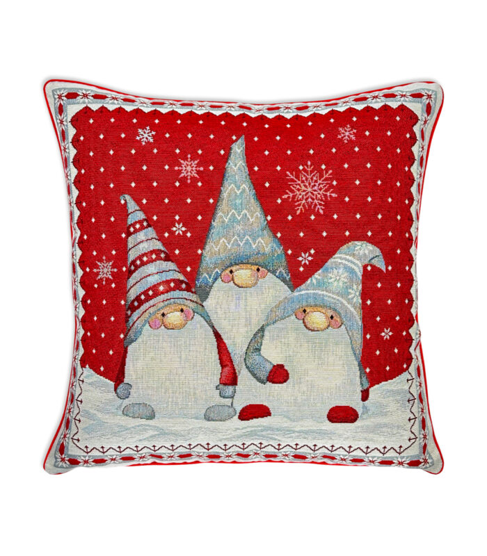 Foderina Arredo Natale Trio Di Gnomi Foderina Arredo Natale Trio Di Gnomi