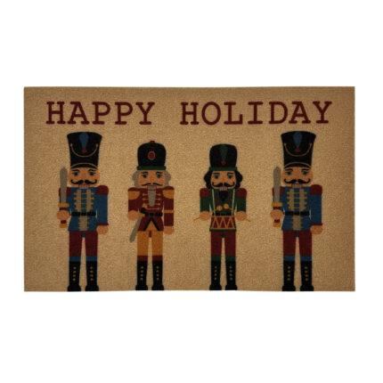 Tappeto Fuori Porta Natalizio Schiaccianoci