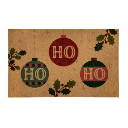 Tappeto Fuori Porta Natalizio Christmas Balls