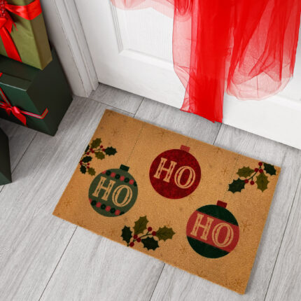 Tappeto Fuori Porta Natalizio Christmas Balls