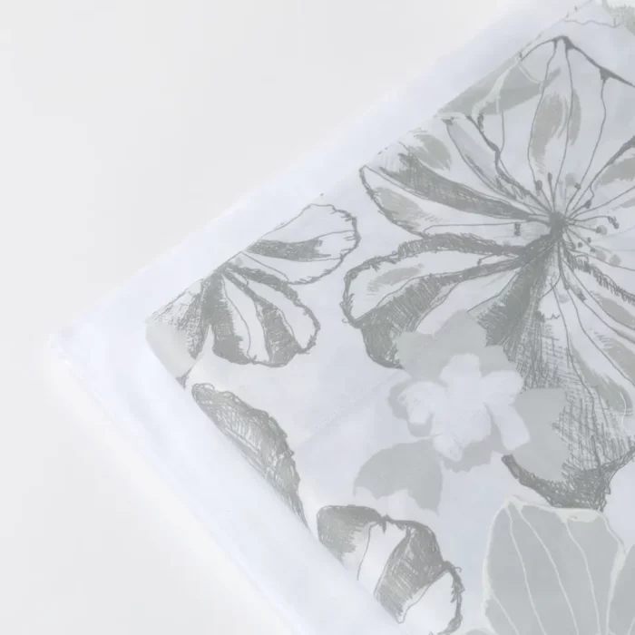 Completo letto in raso bellrose argento